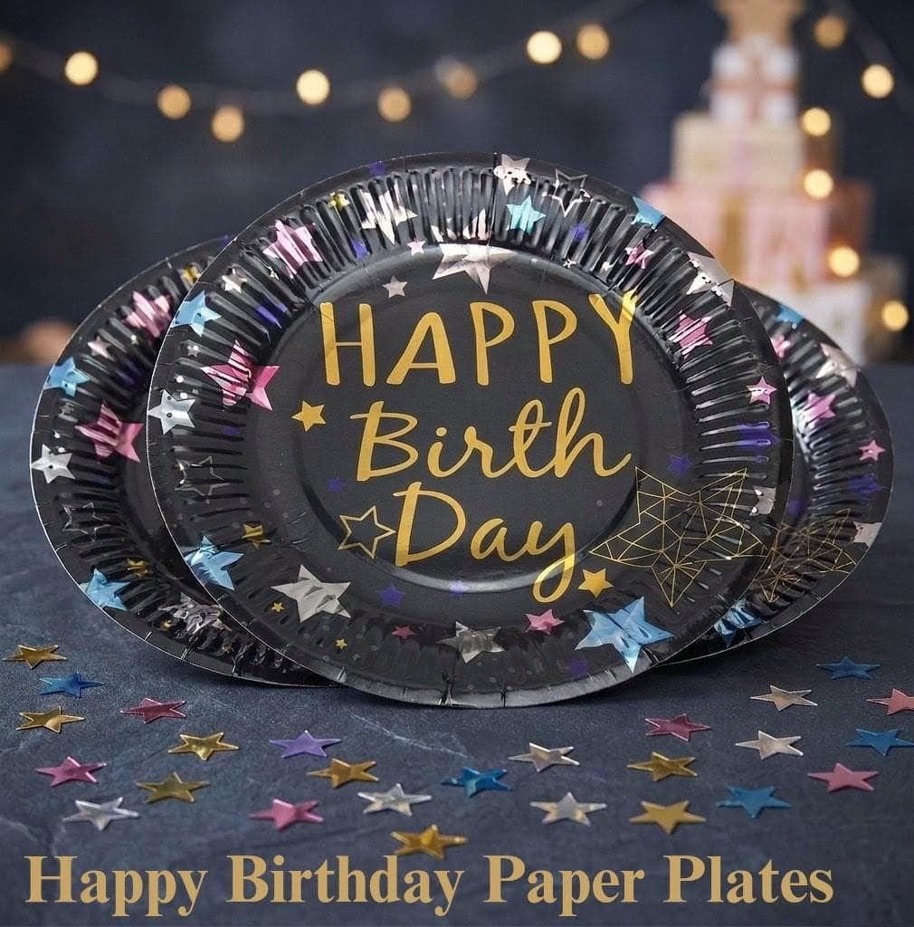 Birthday Paper Plates