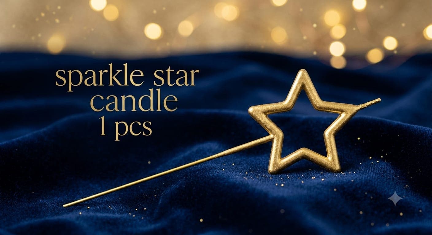 Sparkle Star Candle catalog image